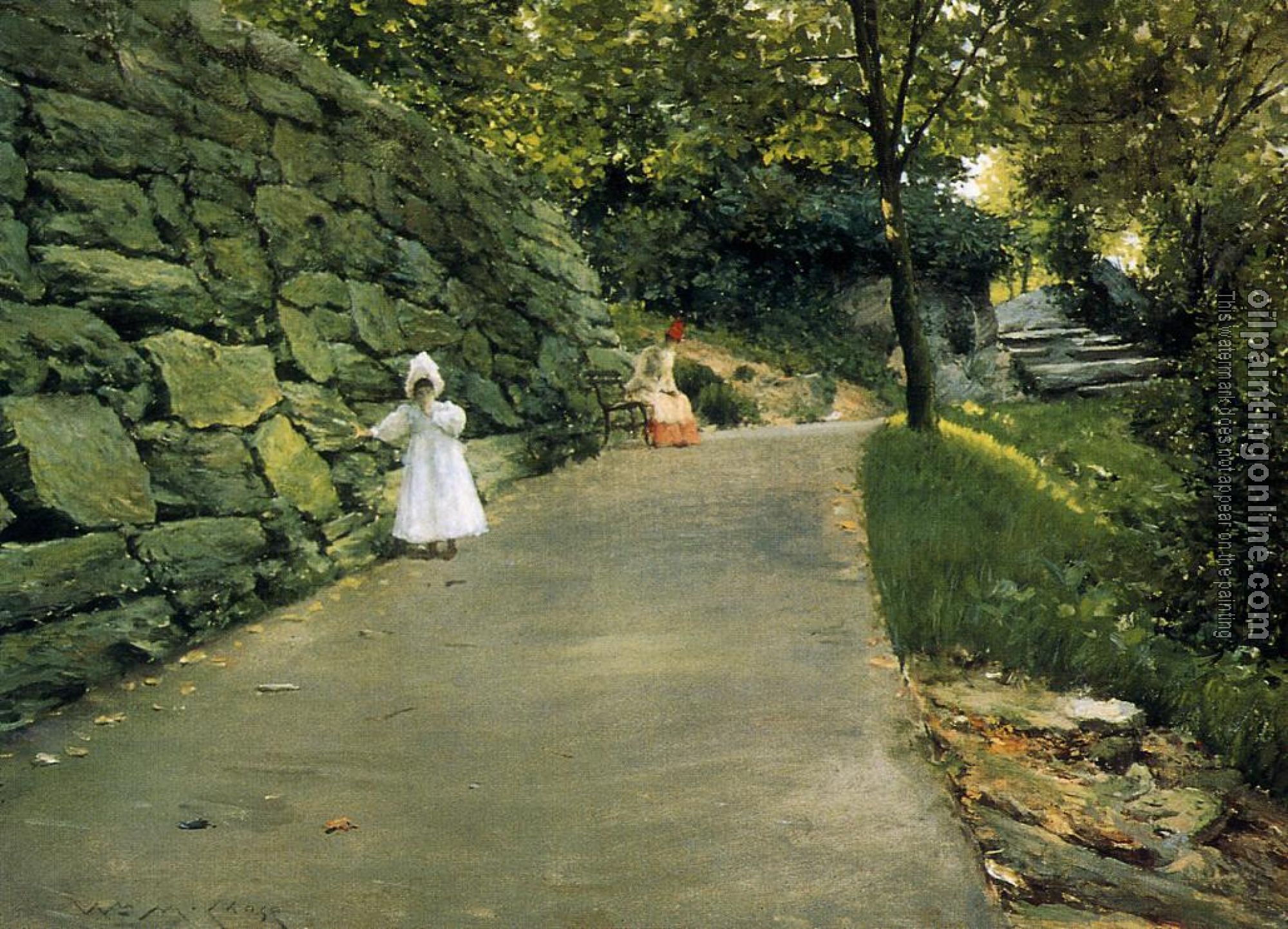 Chase, William Merritt - In the Park a By Path